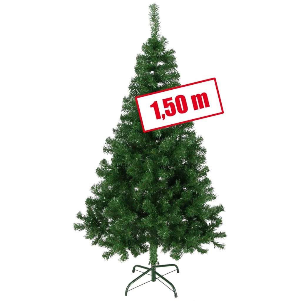 HI Sapin De Noël Avec Support Métallique Vert 150 Cm 1 HI Sapin De Noël Avec Support Métallique Vert 150 Cm