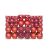 VIDAXL Ensemble De Boules De Noël 100 Pcs 6 Cm Rouge