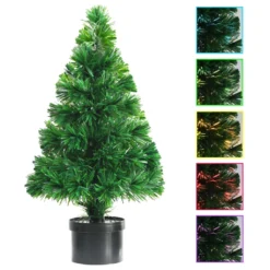 VIDAXL Arbre De Noël Artificiel Fibre Optique 64 Cm Vert -Vidaxl Soldes Boutique 8718475600824 a en hd 1 5fae88cf5a996 2