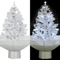 VIDAXL Arbre De Noël Neigeux Avec Base De Parapluie Blanc 75 Cm -Vidaxl Soldes Boutique 8719883661926 a en hd 1 5fae88d44ebd4 2