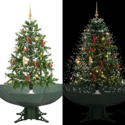 VIDAXL Arbre De Noël Neigeux Avec Base De Parapluie Vert 140 Cm 5 VIDAXL Arbre De Noël Neigeux Avec Base De Parapluie Vert 140 Cm -Vidaxl Soldes Boutique 8719883661933 a en hd 1 5fae88d751e59 2