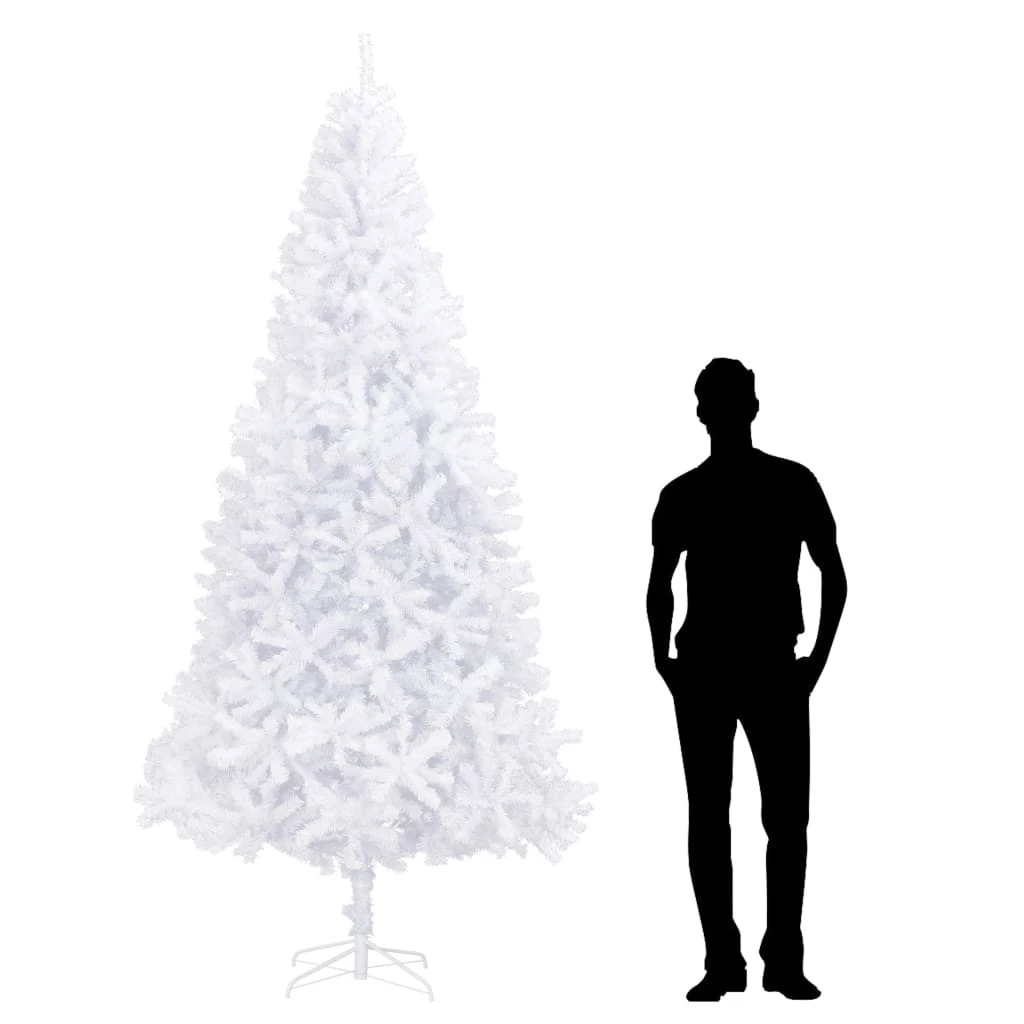 VIDAXL Sapin De Noël Artificiel 300 Cm Blanc 3 VIDAXL Sapin De Noël Artificiel 300 Cm Blanc – Image 3