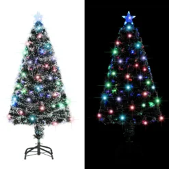 VIDAXL Arbre De Noël Artificiel Et Support/LED 120 Cm 135 Branches -Vidaxl Soldes Boutique 8719883667959 a en hd 1 5fae88cd4825d 2