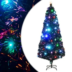 VIDAXL Arbre De Noël Artificiel Et Support/LED 210 Cm 280 Branches -Vidaxl Soldes Boutique 8719883668000 a en hd 1 639c6f9ca0478 2