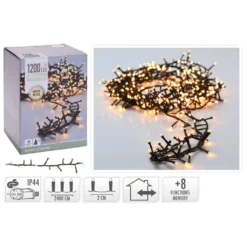 Guirlande Lumineuse De Noël Avec 1200 Led 24 Cm 5 Guirlande Lumineuse De Noël Avec 1200 Led 24 Cm -Vidaxl Soldes Boutique 8719987279881 a en hd 1 63502517d50c2 2