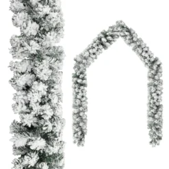 VIDAXL Guirlande De Noël Avec Neige Floquée Vert 5 M PVC 5 VIDAXL Guirlande De Noël Avec Neige Floquée Vert 5 M PVC -Vidaxl Soldes Boutique 8720286011669 a en hd 1 5fae89059cc48 2