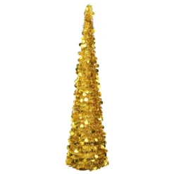 VIDAXL Sapin De Noël Artificiel Escamotable Doré 180 Cm PET 5 VIDAXL Sapin De Noël Artificiel Escamotable Doré 180 Cm PET -Vidaxl Soldes Boutique 8720286014592 a en hd 1 5fae89361c8ed 2