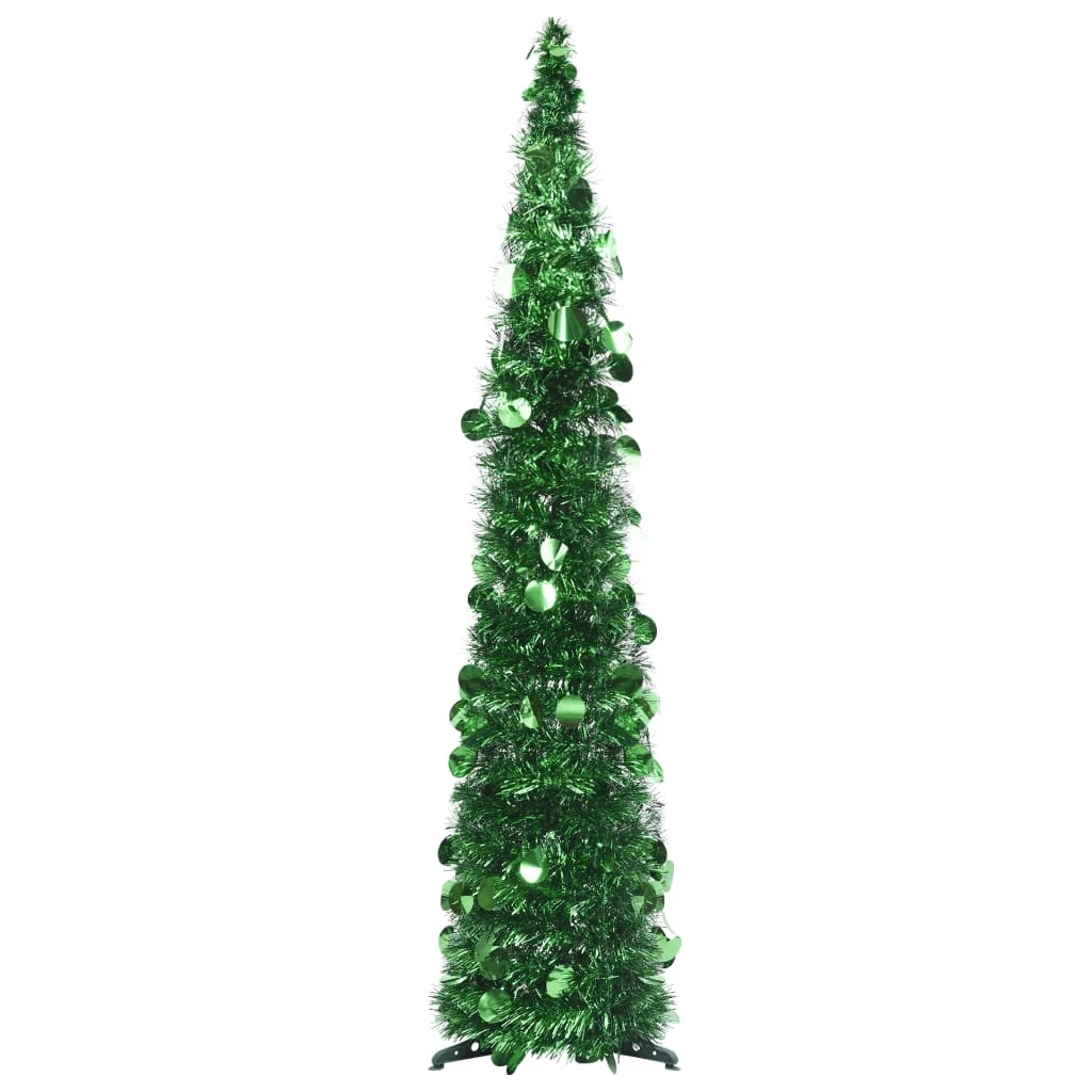 VIDAXL Sapin De Noël Artificiel Escamotable Vert 120 Cm PET 3 VIDAXL Sapin De Noël Artificiel Escamotable Vert 120 Cm PET – Image 3
