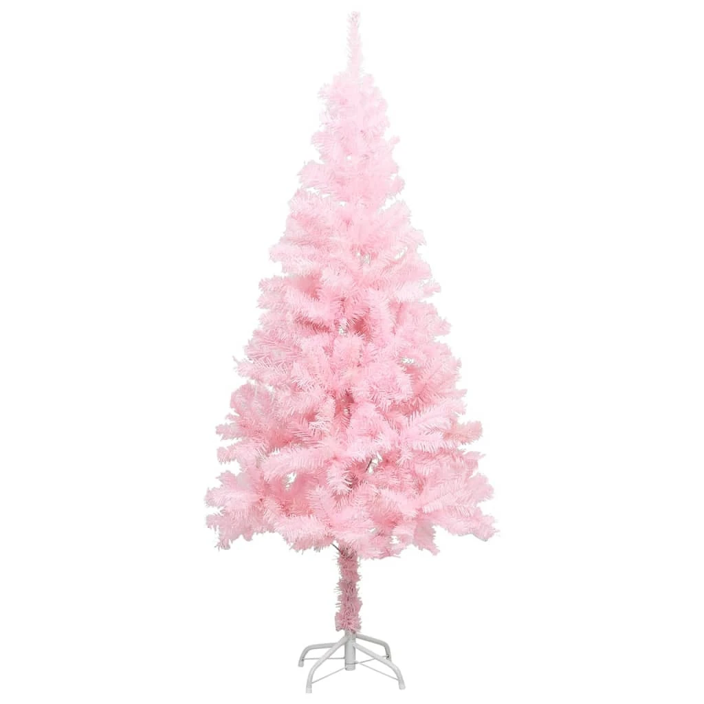 VIDAXL Sapin De Noël Artificiel Avec Support Rose 180 Cm PVC 2 VIDAXL Sapin De Noël Artificiel Avec Support Rose 180 Cm PVC – Image 2