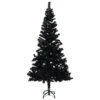 VIDAXL Sapin De Noël Artificiel Avec Support Noir 150 Cm PVC
