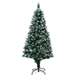 VIDAXL Sapin De Noël Avec Pommes De Pin Et Neige Blanche 150 Cm 5 VIDAXL Sapin De Noël Avec Pommes De Pin Et Neige Blanche 150 Cm -Vidaxl Soldes Boutique 8720286014905 a en hd 1 5fae894092623 2