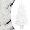 VIDAXL Sapin De Noël Artificiel Avec Un Pot Blanc 90 Cm PE