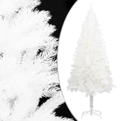 VIDAXL Sapin De Noël Artificiel Avec Support Blanc 240 Cm PE 5 VIDAXL Sapin De Noël Artificiel Avec Support Blanc 240 Cm PE -Vidaxl Soldes Boutique 8720286015001 a en hd 1 63c13dafce009 2