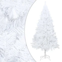 VIDAXL Arbre De Noël Artificiel Avec Branches épaisses Blanc 240cm PVC