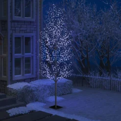 VIDAXL Sapin De Noël 1200 LED Bleu Cerisier En Fleurs 400 Cm -Vidaxl Soldes Boutique 8720286027141 m en hd 1 5fae891a1b3a9 2