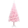 VIDAXL Sapin De Noël Artificiel Avec Support Rose 120 Cm Pvc