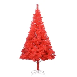 VIDAXL Sapin De Noël Artificiel Avec Support Rouge 240 Cm Pvc 5 VIDAXL Sapin De Noël Artificiel Avec Support Rouge 240 Cm Pvc -Vidaxl Soldes Boutique 8720286362938 a en hd 1 63a573439ccde 2