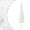 VIDAXL Sapin De Noël étroit Blanc 210 Cm