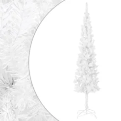 VIDAXL Sapin De Noël étroit Blanc 210 Cm -Vidaxl Soldes Boutique 8720286363669 a en hd 1 6549203be26c5 2