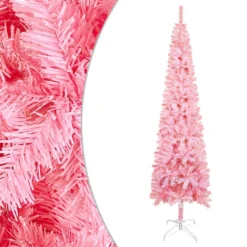VIDAXL Sapin De Noël étroit Rose 120 Cm