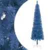 VIDAXL Sapin De Noël étroit Bleu 210 Cm
