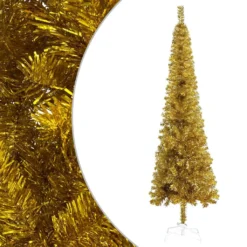 VIDAXL Sapin De Noël étroit Doré 210 Cm -Vidaxl Soldes Boutique 8720286363911 a en hd 1 614c562aa701d 2