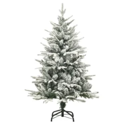 VIDAXL Sapin De Noël Artificiel à Flocons De Neige Vert 120 Cm Pvc/pe 5 VIDAXL Sapin De Noël Artificiel à Flocons De Neige Vert 120 Cm Pvc/pe -Vidaxl Soldes Boutique 8720286364895 g en hd 1 2