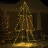 VIDAXL Arbre De Noël Cône 300 LED D'intérieur/d'extérieur 120x220 Cm