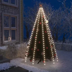 VIDAXL Guirlande Lumineuse D'arbre De Noël 300 LED Blanc Froid 300 Cm