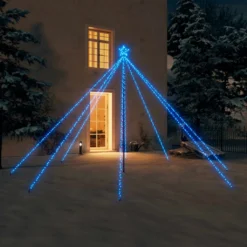 VIDAXL Lumières D'arbre De Noël Intérieur/extérieur 576 Led Bleu 3,6 M -Vidaxl Soldes Boutique 8720286443569 m en hd 1 61925542ba434 2
