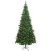 VIDAXL Arbre De Noël Artificiel Avec LED L 240 Cm Vert