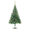 VIDAXL Arbre De Noël Artificiel Avec LED Et Boules 180 Cm 564 Branches