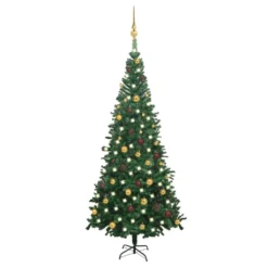 VIDAXL Arbre De Noël Artificiel Avec LED Et Boules L 240 Cm Vert 5 VIDAXL Arbre De Noël Artificiel Avec LED Et Boules L 240 Cm Vert -Vidaxl Soldes Boutique 8720286495780 a en hd 1 6176e50b3ed75 2