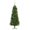 VIDAXL Arbre De Noël Artificiel Avec LED Et Boules 240 Cm Vert