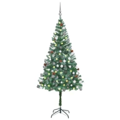 VIDAXL Arbre De Noël Artificiel LED Et Boules Et Pommes De Pin 180 Cm 5 VIDAXL Arbre De Noël Artificiel LED Et Boules Et Pommes De Pin 180 Cm -Vidaxl Soldes Boutique 8720286497876 a en hd 1 6176e533ab415 2