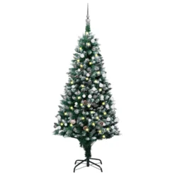 VIDAXL Arbre De Noël Artificiel Led Et Boules Et Pommes De Pin 150 Cm 5 VIDAXL Arbre De Noël Artificiel Led Et Boules Et Pommes De Pin 150 Cm -Vidaxl Soldes Boutique 8720286497890 a en hd 1 6176e531658a9 2