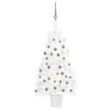 VIDAXL Arbre De Noël Artificiel Avec LED Et Boules Blanc 90 Cm