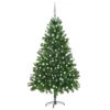 VIDAXL Arbre De Noël Artificiel Avec Led Et Boules 210 Cm Vert