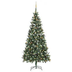 VIDAXL Arbre De Noël Artificiel Avec LED Et Boules 210 Cm 5 VIDAXL Arbre De Noël Artificiel Avec LED Et Boules 210 Cm -Vidaxl Soldes Boutique 8720286498880 a en hd 1 6176e4e372fe7 2