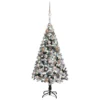 VIDAXL Arbre De Noël Artificiel Avec LED Et Boules LED Vert 120 Cm