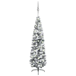 VIDAXL Arbre De Noël Artificiel Mince Avec LED Et Boules Vert 210 Cm 5 VIDAXL Arbre De Noël Artificiel Mince Avec LED Et Boules Vert 210 Cm -Vidaxl Soldes Boutique 8720286499931 a en hd 1 6176e5406dda4 2
