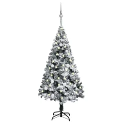 VIDAXL Arbre De Noël Artificiel Avec LED Et Boules Vert 150 Cm PVC 5 VIDAXL Arbre De Noël Artificiel Avec LED Et Boules Vert 150 Cm PVC -Vidaxl Soldes Boutique 8720286500026 a en hd 1 6176e51dde2e4 2