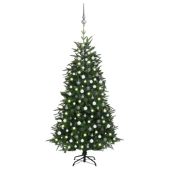 VIDAXL Arbre De Noël Artificiel Avec Led Et Boules Vert 240 Cm Pvc Pe 5 VIDAXL Arbre De Noël Artificiel Avec Led Et Boules Vert 240 Cm Pvc Pe -Vidaxl Soldes Boutique 8720286500132 a en hd 1 6176e52749ae3 2