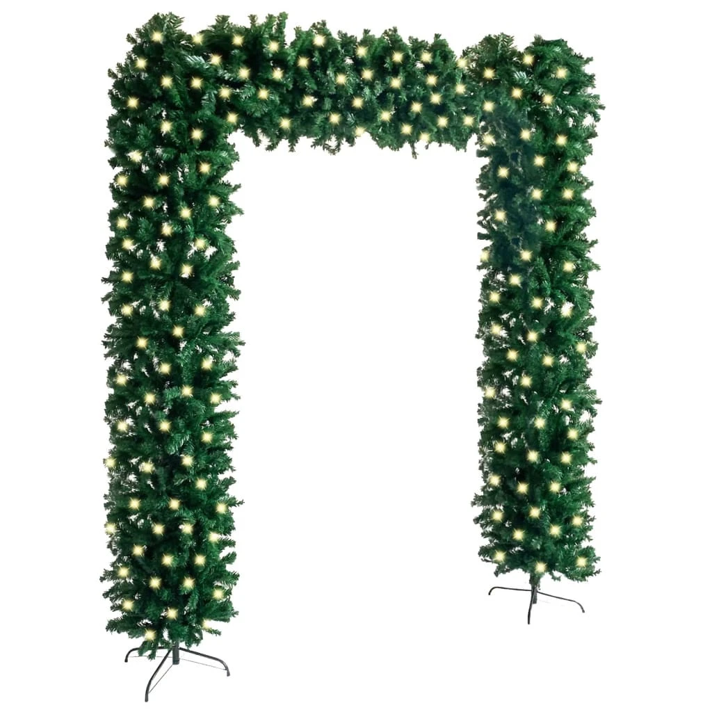 VIDAXL Arche D'arbre De Noël Avec Led Vert 240 Cm 1 VIDAXL Arche D'arbre De Noël Avec Led Vert 240 Cm