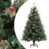 VIDAXL Sapin De Noël Avec Pommes De Pin Vert 120 Cm Pvc Et Pe