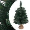 VIDAXL Sapin De Noël Artificiel Avec Support Vert 60 Cm Pvc
