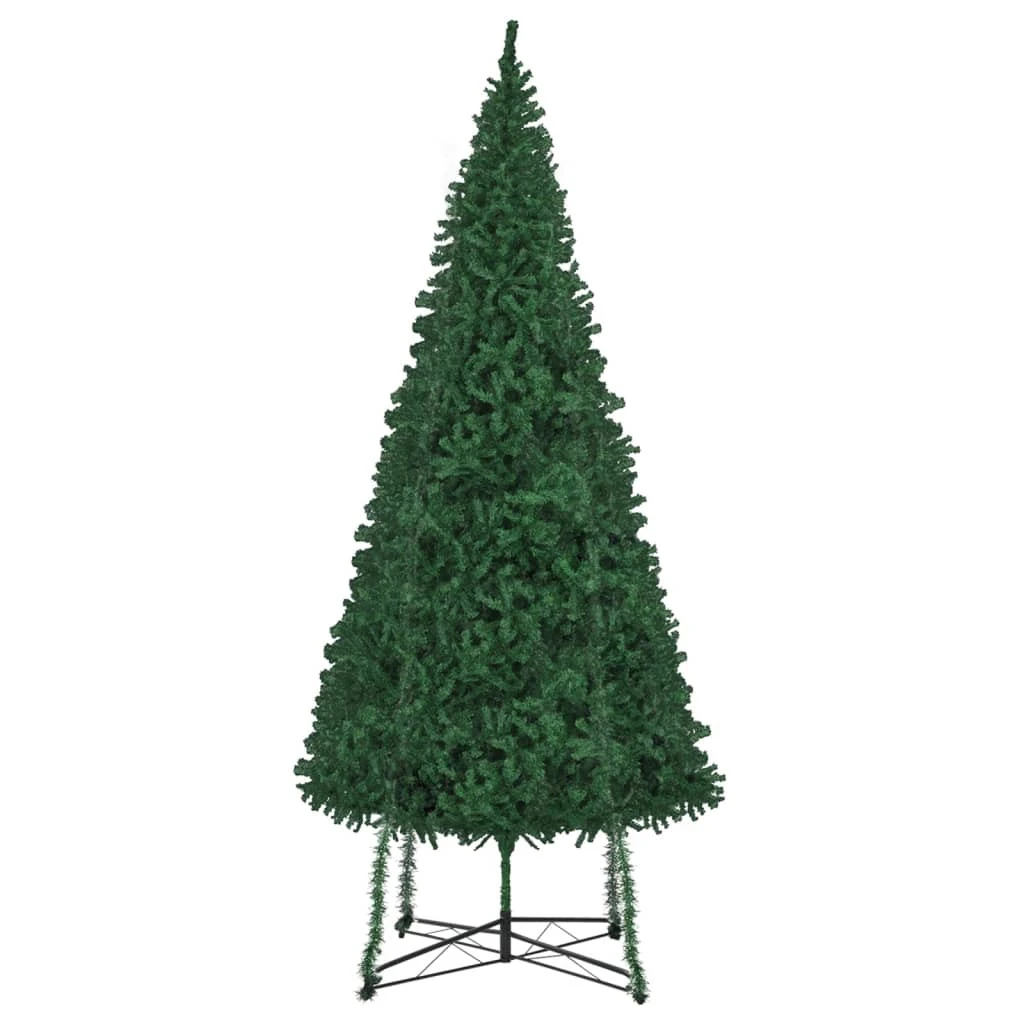 VIDAXL Sapin De Noël Artificiel Avec Support 500 Cm Vert 2 VIDAXL Sapin De Noël Artificiel Avec Support 500 Cm Vert – Image 2