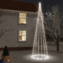 VIDAXL Arbre De Noël Cône 1134 Led Blanc Froid 230x800 Cm -Vidaxl Soldes Boutique 8720287018001 m en hd 1 639c70b3971dd 2