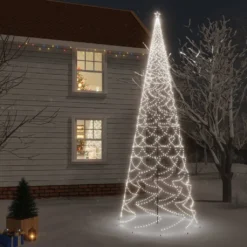 VIDAXL Sapin De Noël Avec Piquet 3000 Led Blanc Froid 800 Cm