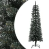 VIDAXL Sapin De Noël Artificiel Mince Avec Support Vert 150 Cm Pvc
